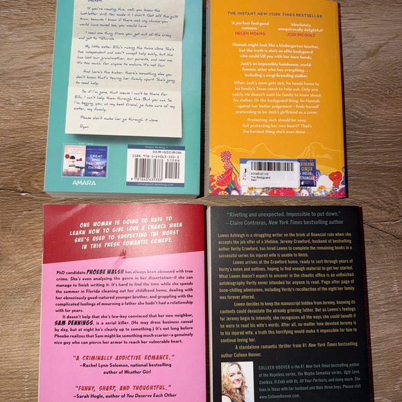 Set of Four Bestselling Novels - Picture 2 of 2